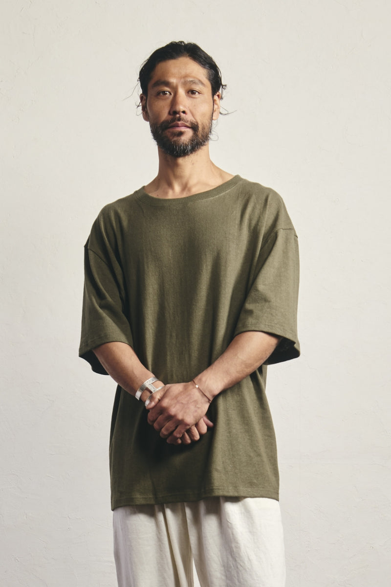 ヘンプオーバーサイズドティー – yinyang - yoga & meditation wear