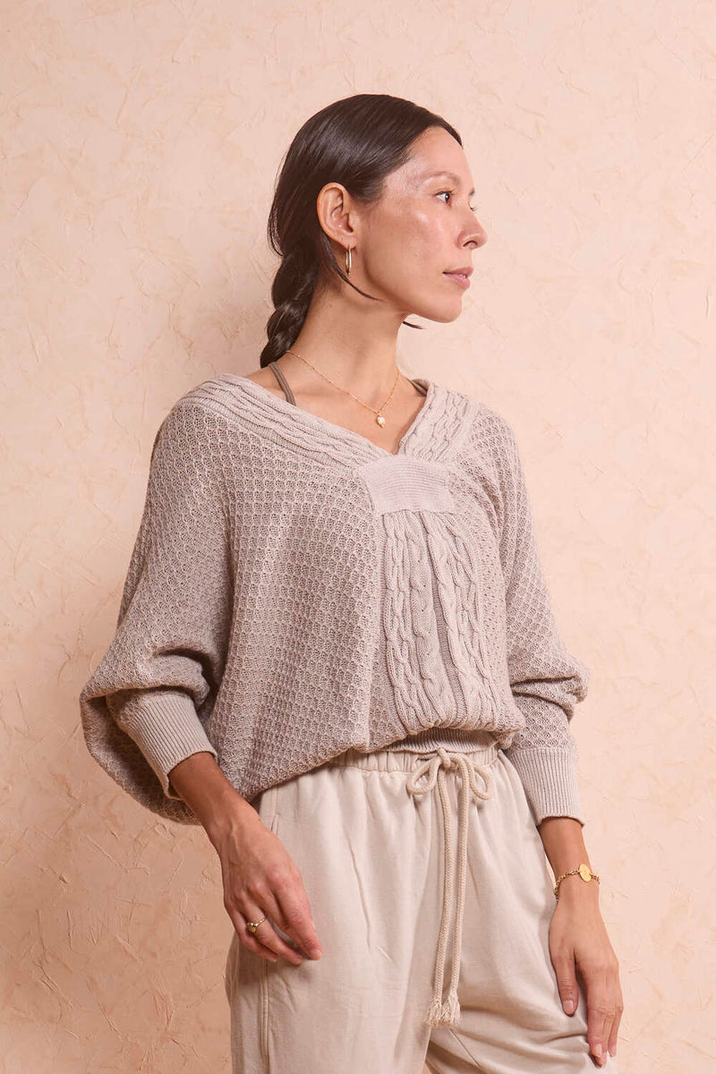ローゲージニットトップ – yinyang - yoga & meditation wear