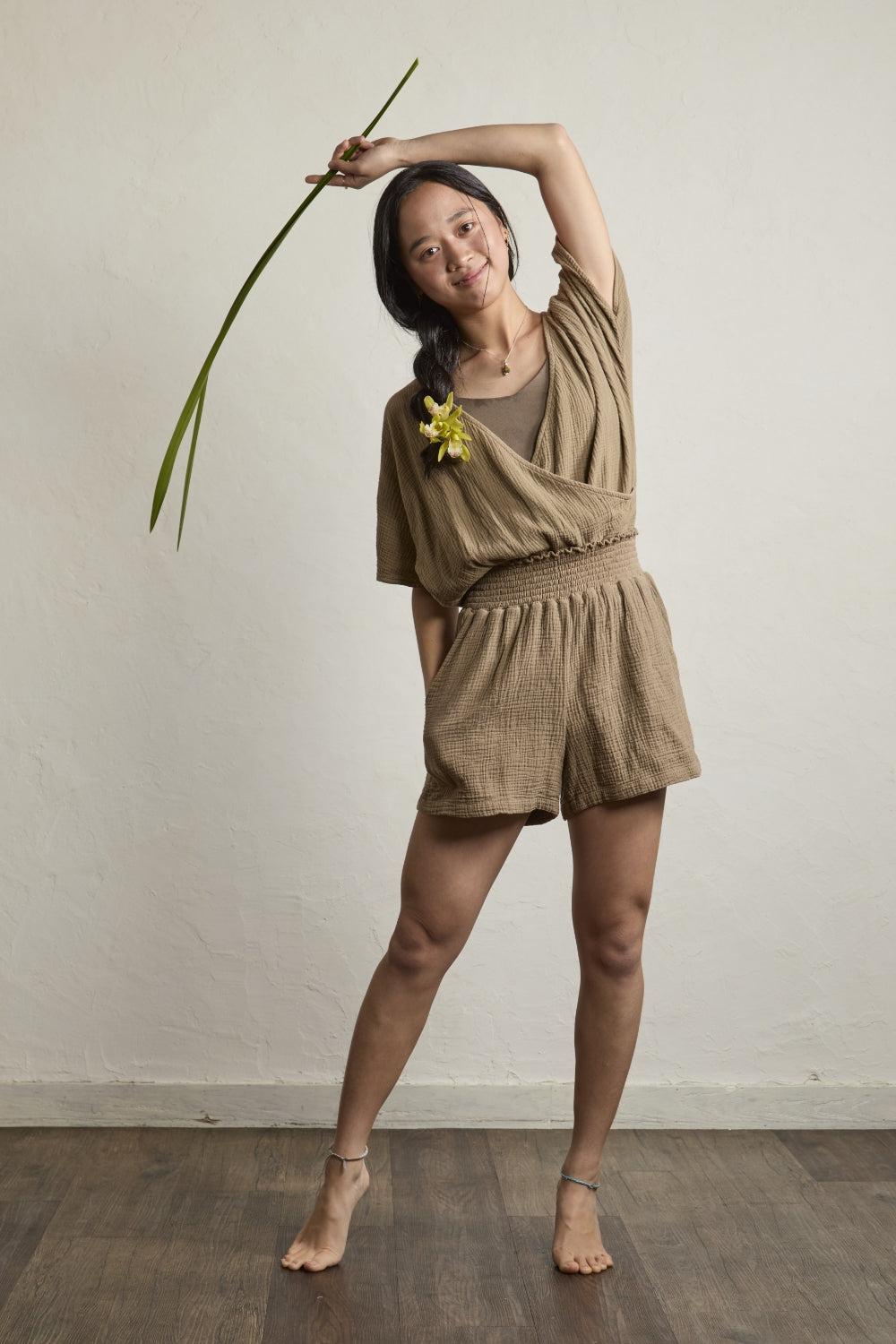 サンキスドカシュクール – yinyang - yoga & meditation wear