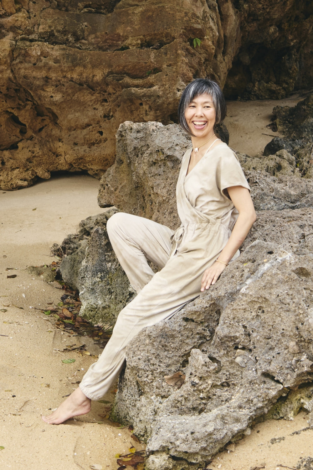 エフォートレスラップジャンプスーツ – yinyang - yoga & meditation wear