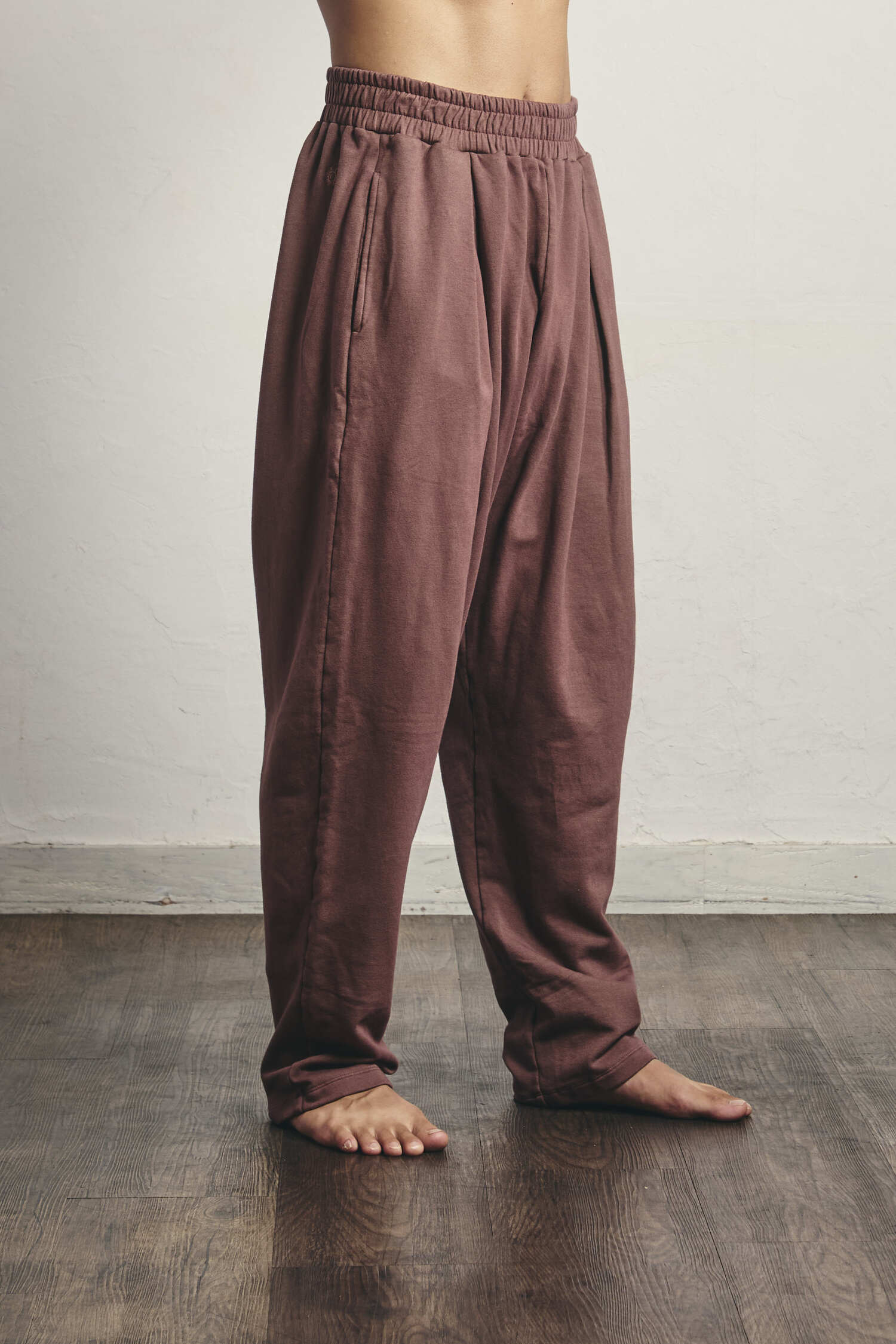 yinyang カジュアルパンツ yoga バンブーフリースファーマーズパンツ – yinyang - yoga & meditation wear