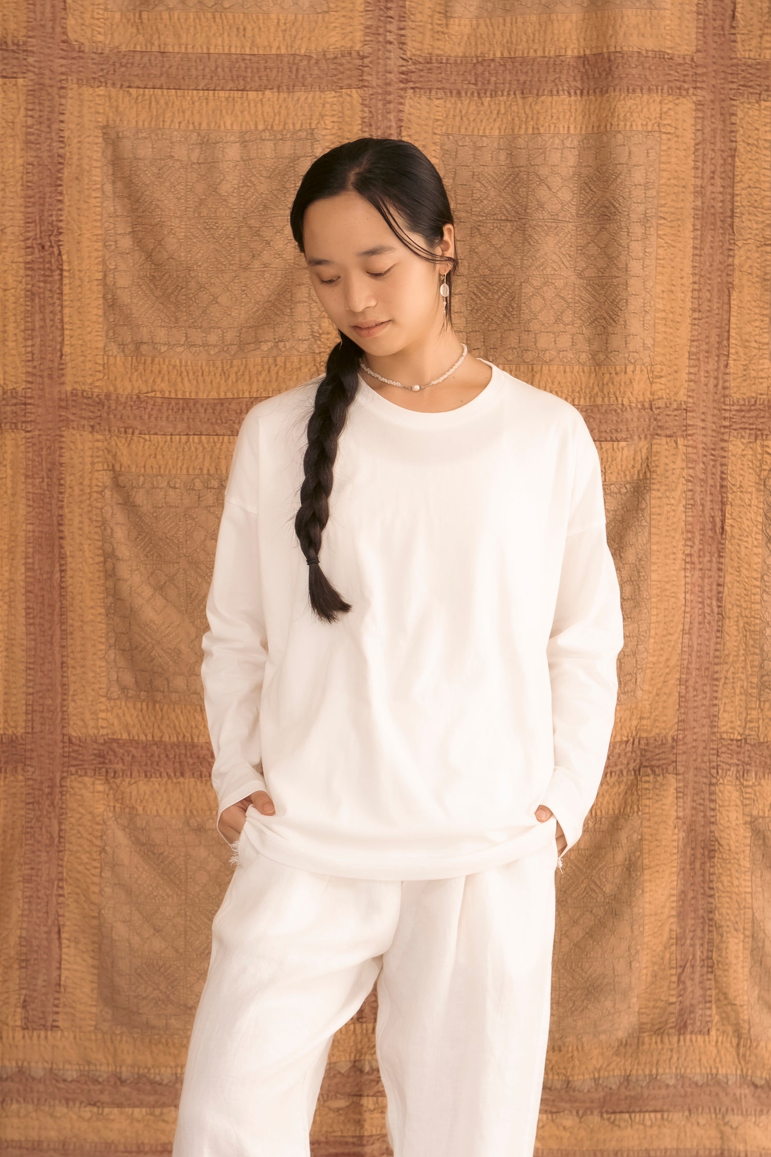 W/ コットンロングスリーブ ST8 – yinyang - yoga & meditation wear