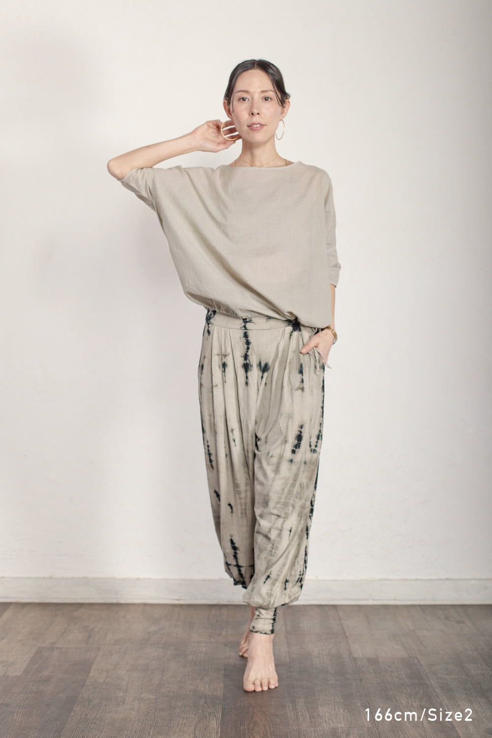 コットンフルムーントップ – yinyang - yoga & meditation wear