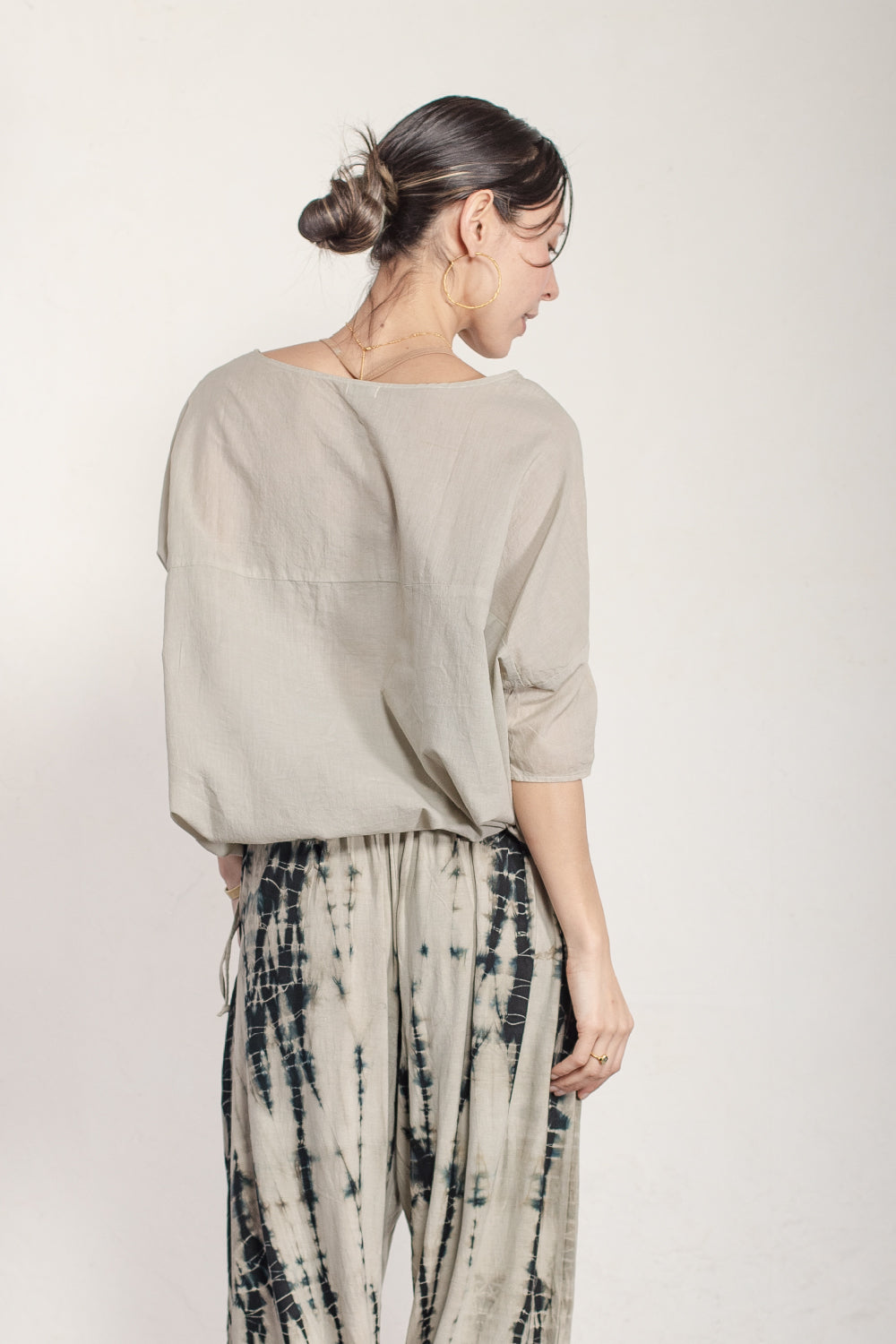 コットンフルムーントップ – yinyang - yoga & meditation wear