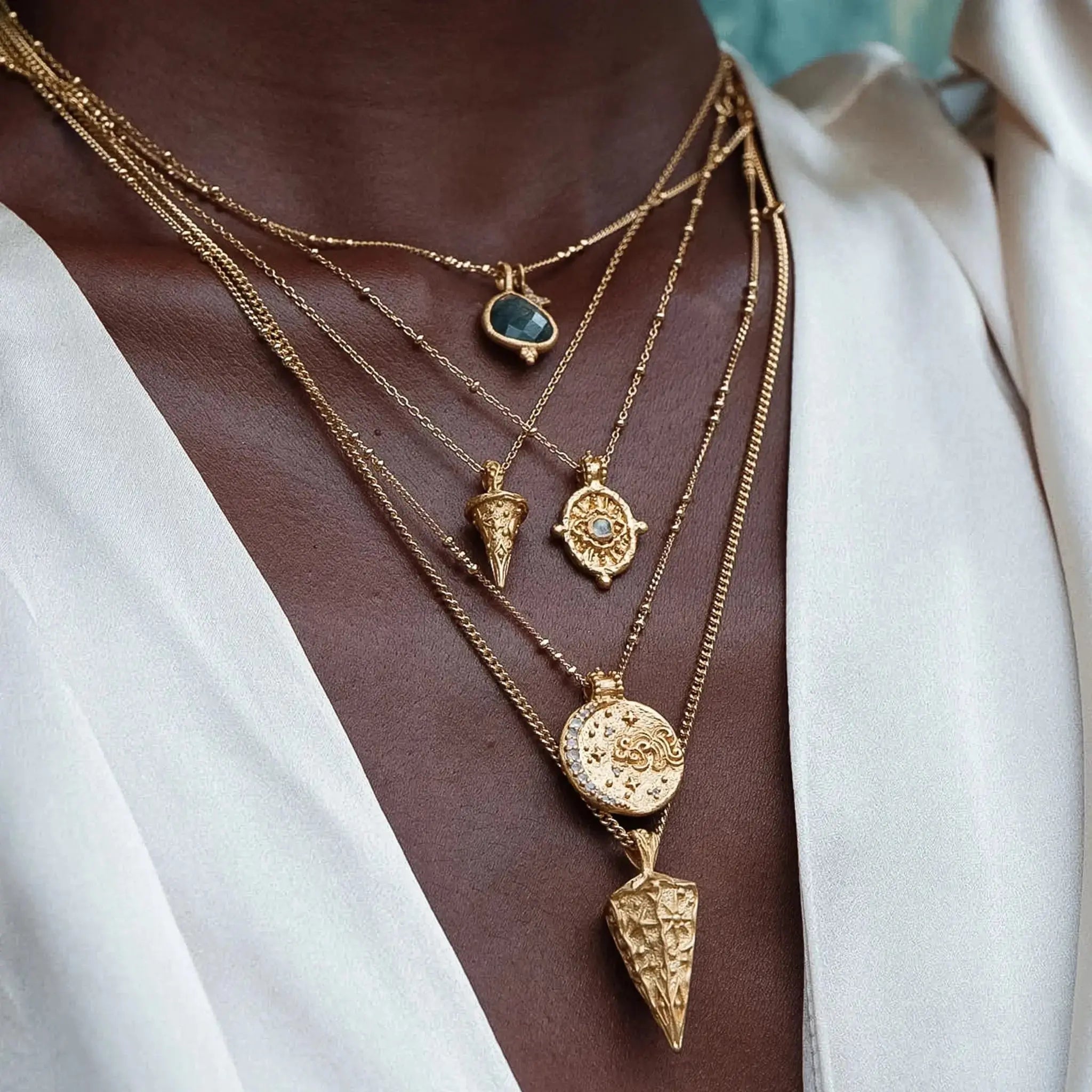 ネックレス / Starlit Whisper Pendulum Necklace – yinyang - yoga