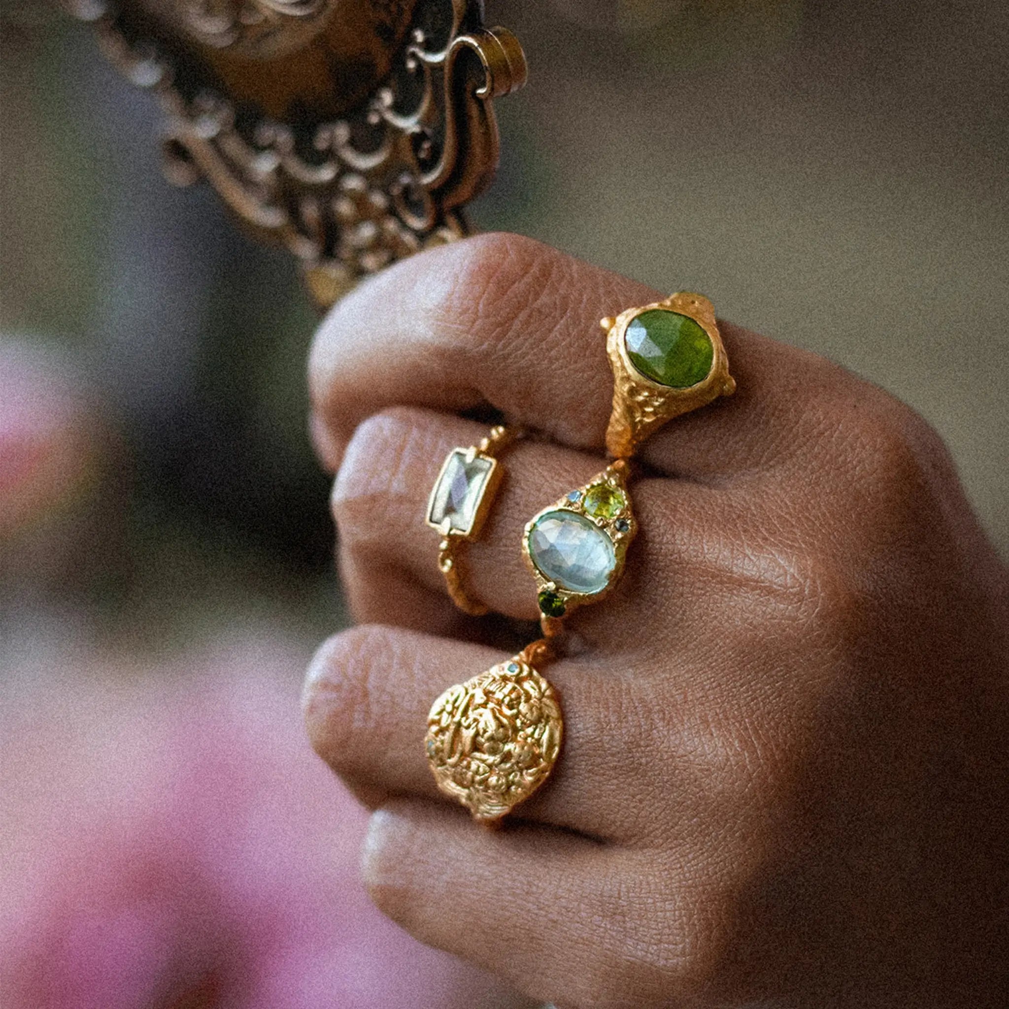 溢れ出る金運　光の精霊「セレンチュア」様の宿るリング リング / Wild Treasure Ring – yinyang - yoga & meditation wear