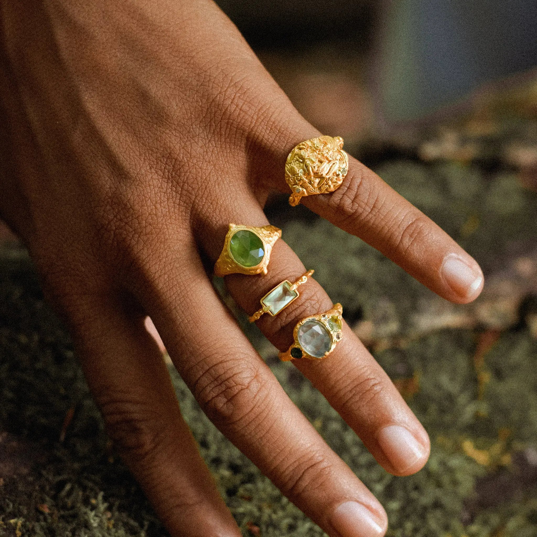 溢れ出る金運　光の精霊「セレンチュア」様の宿るリング リング / Wild Treasure Ring – yinyang - yoga & meditation wear