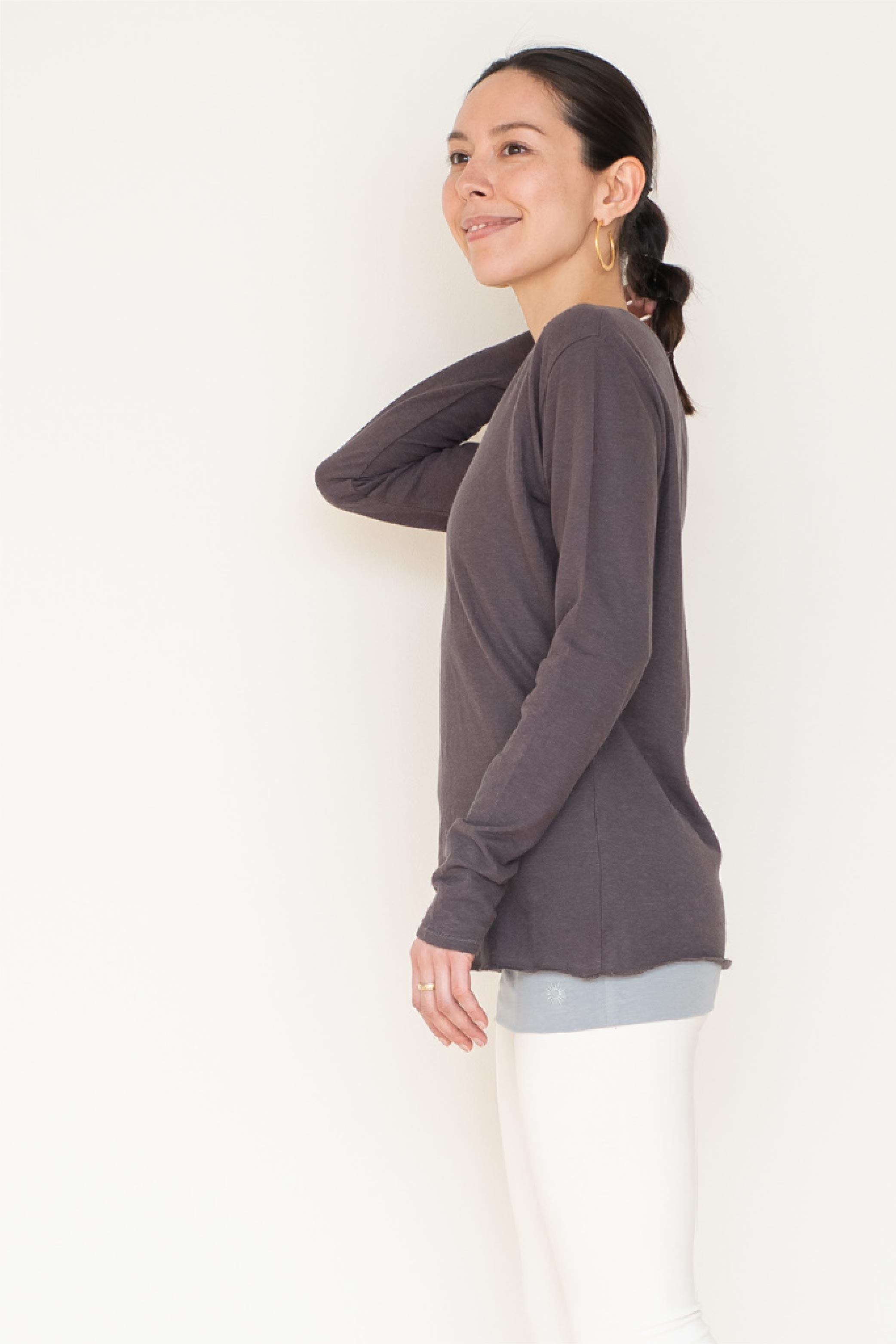 ヘンプライトクルーネック / Hemp Light Crew Neck – yinyang - yoga