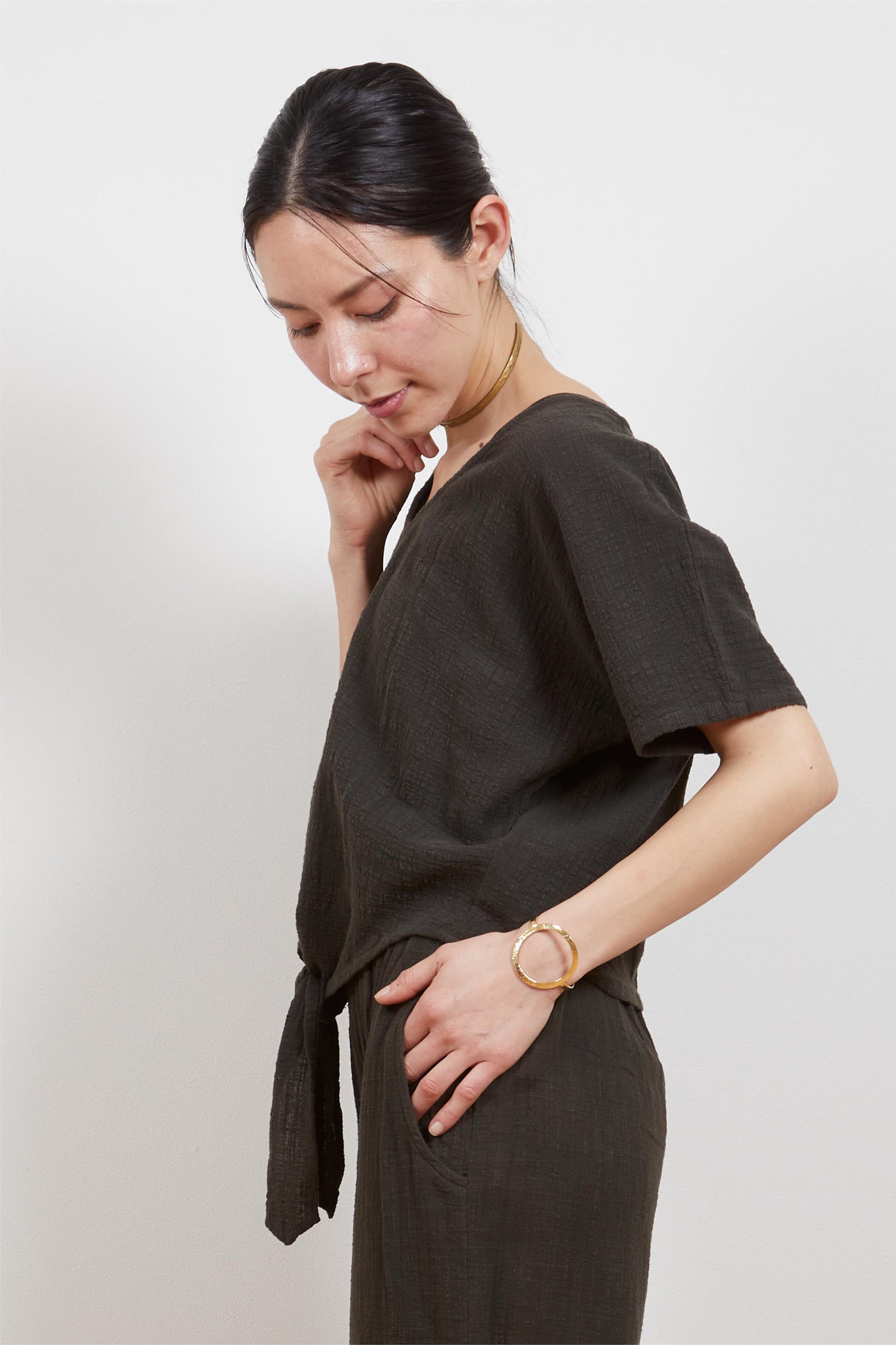 新品　yinyang ヨガ　ヨギーニブラウス　オーガニックコットン100% ヨギーニブラウス – yinyang - yoga & meditation wear