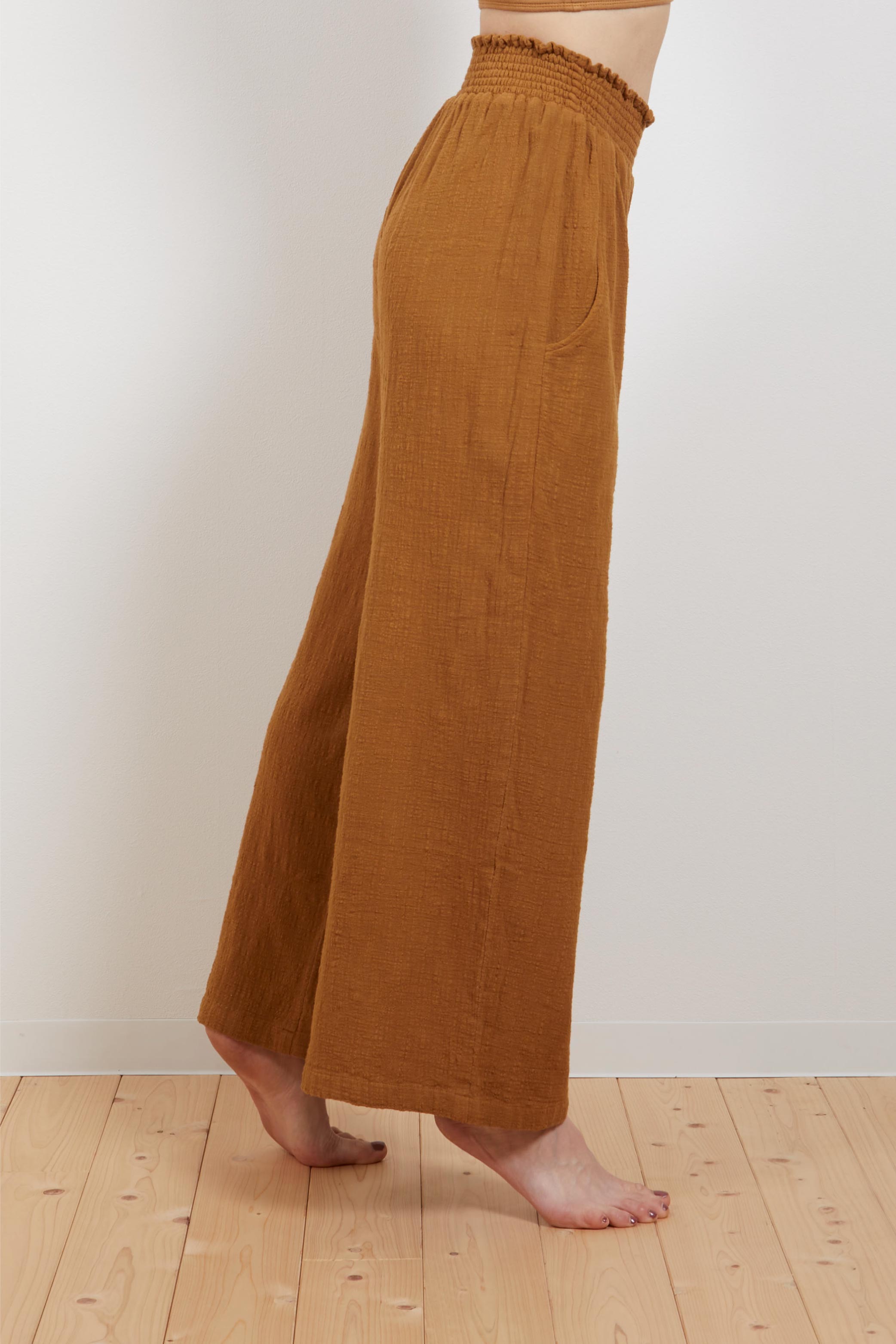 コットンワイドパンツ / Cotton Wide Pants – yinyang - yoga