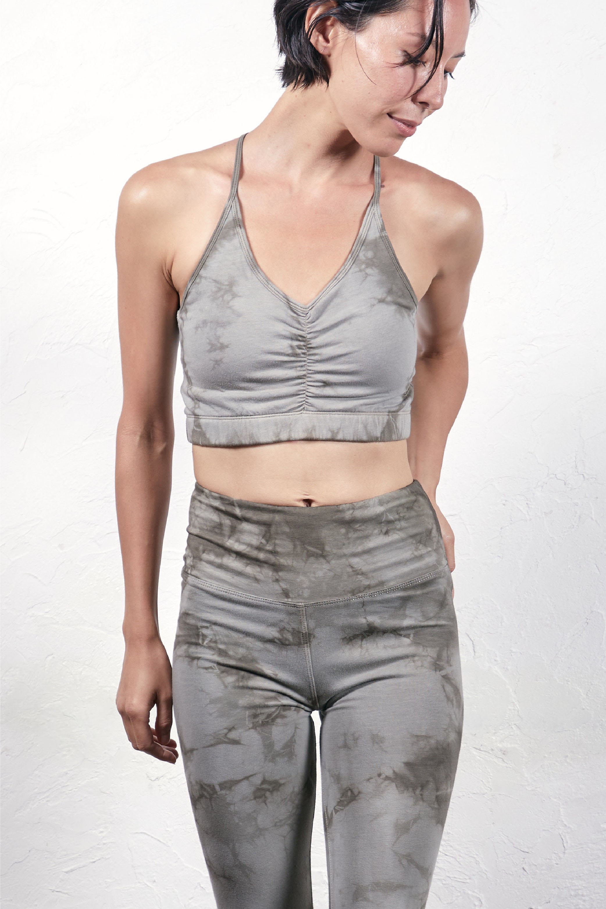 [Outlet] Cropped Tank Muddy Gray